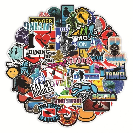 [0310865] Diving Stickers