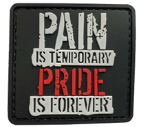 [RYYH-GR] Pain is Temporary Pride is Forever Black and Grey