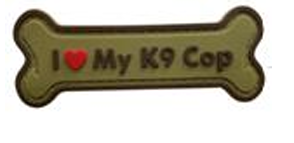 [K9GT-TN] I Love My K9 Cop - Coyote Tan 