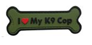 [K9GT-OG] I Love My K9 Cop - Green