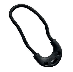 [AC-FDK-BK] Anti-Slip  Zipper Rope - Black ( Pack of 4 pieces )
