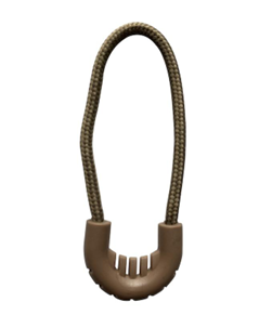 [AC-FDK-NTN] New Anti-Slip  Zipper Rope - Tan ( Pack of 4 pieces )