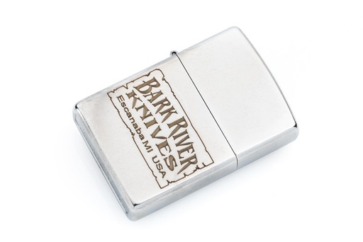 [BRK10207] Zippo Lighter Bark River Engraved Street Chrome 