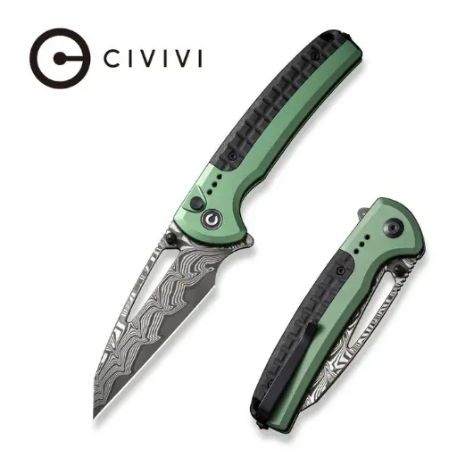 [C22025B-DS1] Civivi Sentinel Strike Aluminum - Damascus