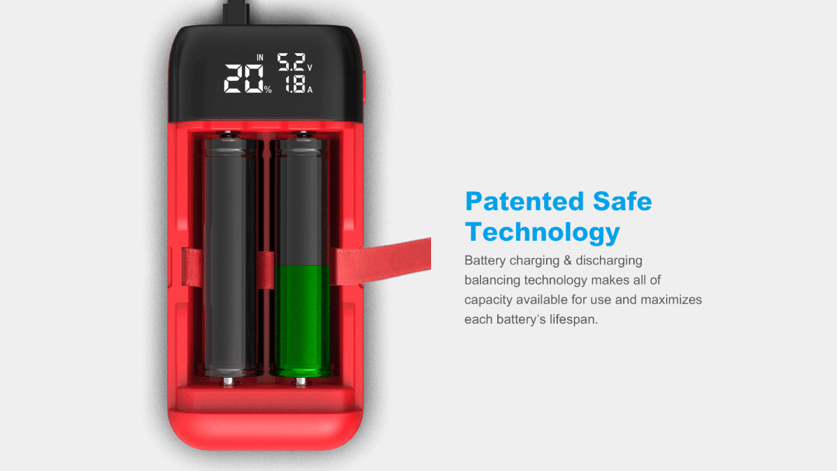 [PB2S-RED] XTAR PB2S Charger