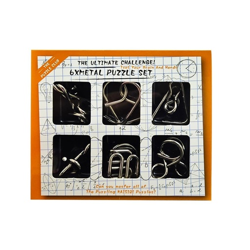 [30013-4] BRAIN PUZZLE - ORANGE SET