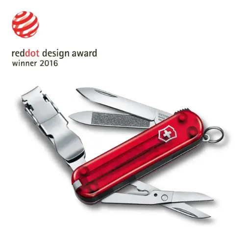 [0.6463.T] Victorinox NailClip 580 Red Trans 