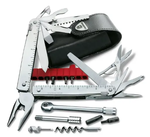 [3.0339.L] Victorinox Swiss Tool X Plus Ratchet Silver 