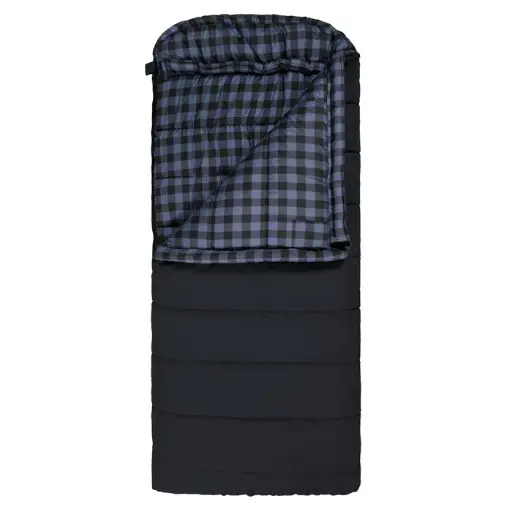[10022] Teton Bridger Sleeping Bag, -20F, Charcoal And Blue