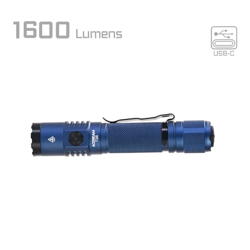 [T35-Blue] Acebeam T35 Compact Tactical Flashlight - Blue