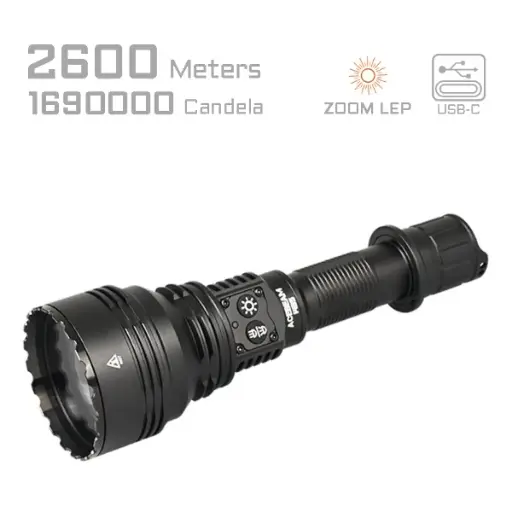 [W35] Acebeam W35 LC DEL Zoom LEP Flashlight