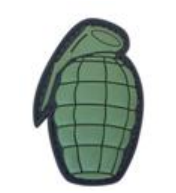[Patch-SLD-BBK] Tsno Grenade - Black Background 
