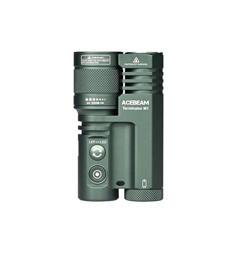 [M1-Green] Acebeam Terminator M1-Green Dual Head LEP/LED