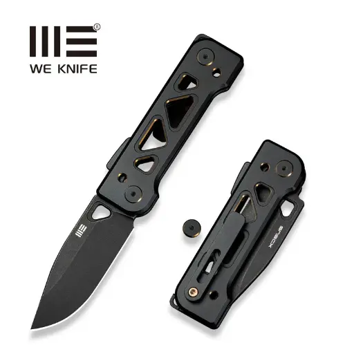 [WE24001-1] WE KNIFE Tyro Superlock Knife Black Titanium 