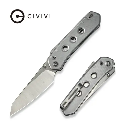 [C22036-7] CIVIVI Vision FG Silver - Lexan Handle