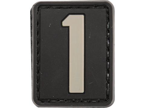 [SZ1-GR] Tsno Number 1 PVC Patch Gray