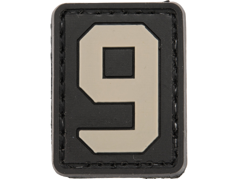 [SZ9-GR] Tsno Number 9 PVC Patch Gray