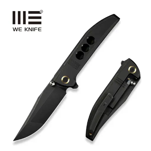 [WE22041-1] WE KNIFE Ezinta Black Integral Titanium