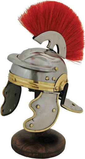 [PA230973] India Made Roman Helmet w/ Stand 