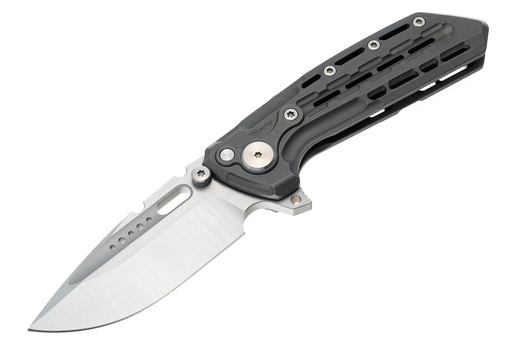 [REA-1053] Reate Terminator TX228 - Dark Bead Blasted Titanium - M390 Belt Satin Blade Limitid of 100