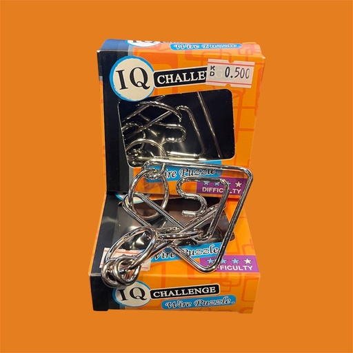 [30014-10] BRAIN PUZZLE TEASER - Wire Puzzle Level 3 - 10 