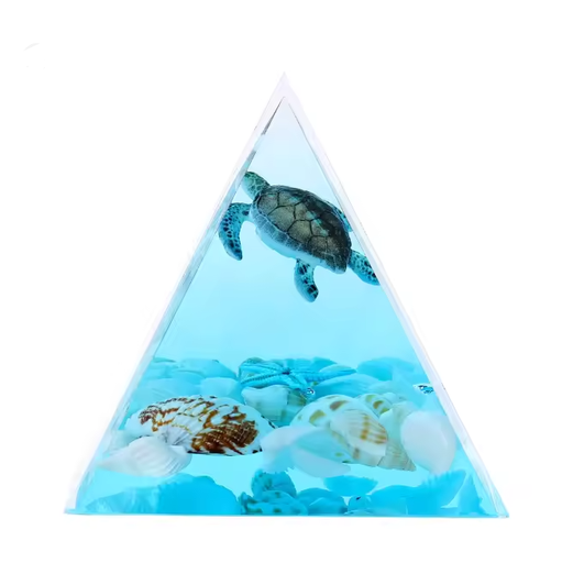 [P-5] Resin Turtle Pyramid 6cm
