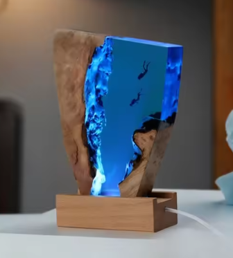 [11-1] Resin LED Light Set Diving cave exploration