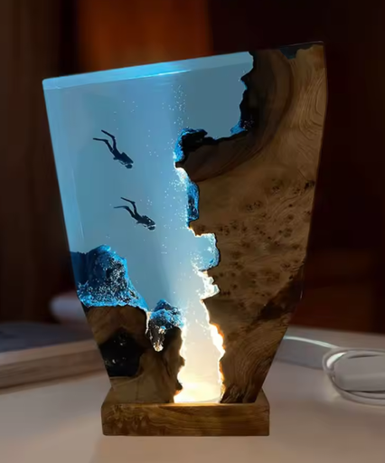 [11-3] Resin LED Light Set Diving cave exploration Small