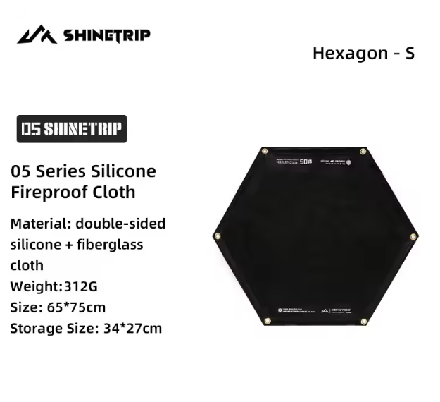 Shine trip Silicone fireproof cloth Hexagon - Small | Alazame Kuwait