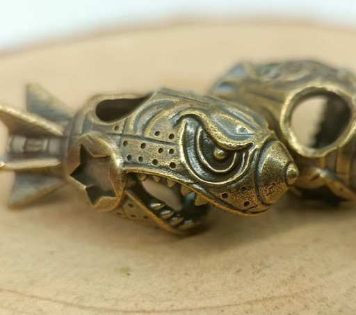 [Bead-23] Beads Shark Roket - Gold