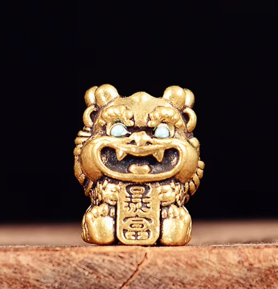 [Bead-26] Beads Tyrannosaurus - Gold