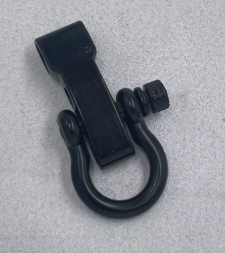 [Buckle-9] Buckle D-Shape - Black