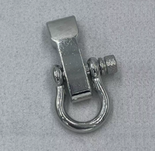 [Buckle-11] Buckle D-Shape - Silver