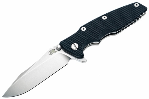 [RHK-93350] Hinderer Eklipse Spear Point S45VN - Stonewashed Titanium & Blade - Black G- 10