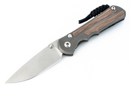 [LIN-1014] Chris Reeve Large Inkosi - Natural Canvas Micarta Inlay
