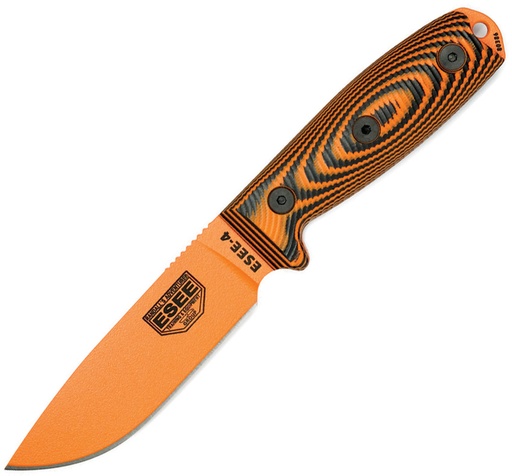[ES4POR006] ESEE Model 4 3D Fixed Blade Orange 