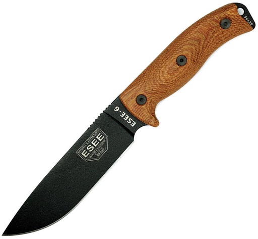 [ES6PB011] ESEE Model 6 Black Natural 