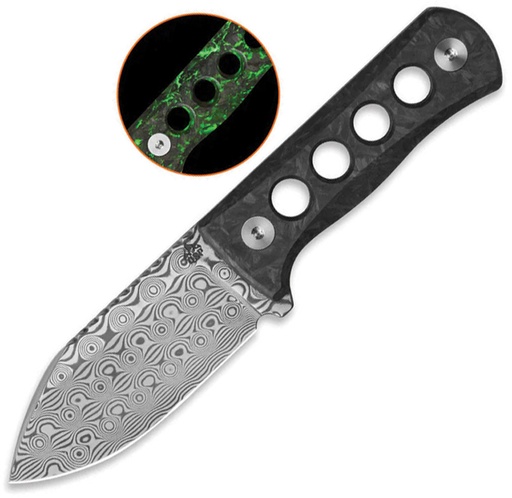[QS141M] QSP Knife Canary Neck Knife Grn GITD 