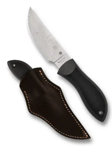 [FB01PGYD] Spyderco Moran Upswept Gray Damasteel Sprint Run