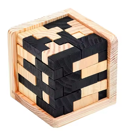 [7716-13] BRAIN PUZZLE Wood 7716-13