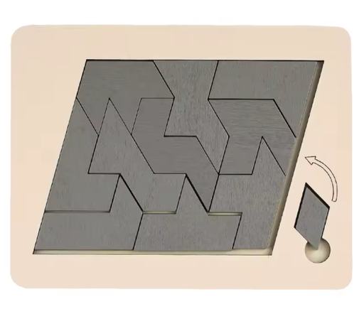 [20021] BRAIN PUZZLE Wood Fit The Shape