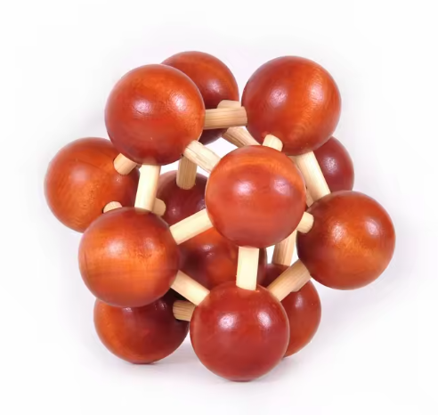[7716-9] BRAIN PUZZLE Wood 7716-9