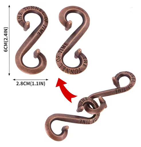 [7774-14] BRAIN PUZZLE Metal Teasers 7774-14