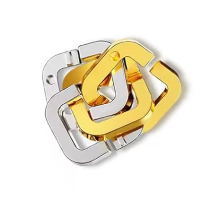 [7774-11] BRAIN PUZZLE Metal Teasers 7774-11