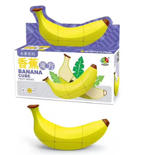 [6940556101988] BRAIN PUZZLE FRUITS CUBIC Banana