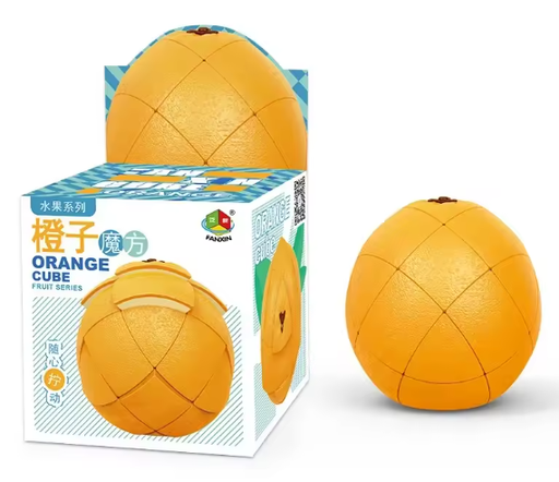 [6940556102053] BRAIN PUZZLE FRUITS CUBIC Orange