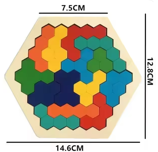 [7732] BRAIN PUZZLE Wooden Toys 