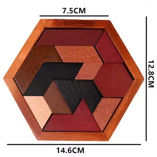 [7733] BRAIN PUZZLE Wooden Toys 