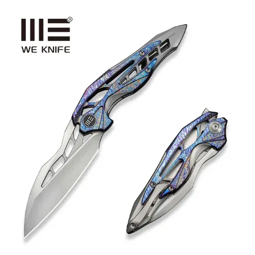 [906K] WE KNIFE Arrakis Flamed Titanium Inlay Limited to 299 Pcs