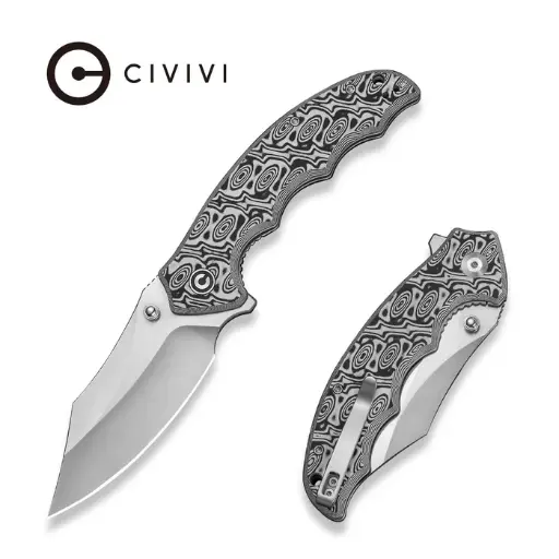 [C24068-3] CIVIVI Pentad White Vortex Micarta